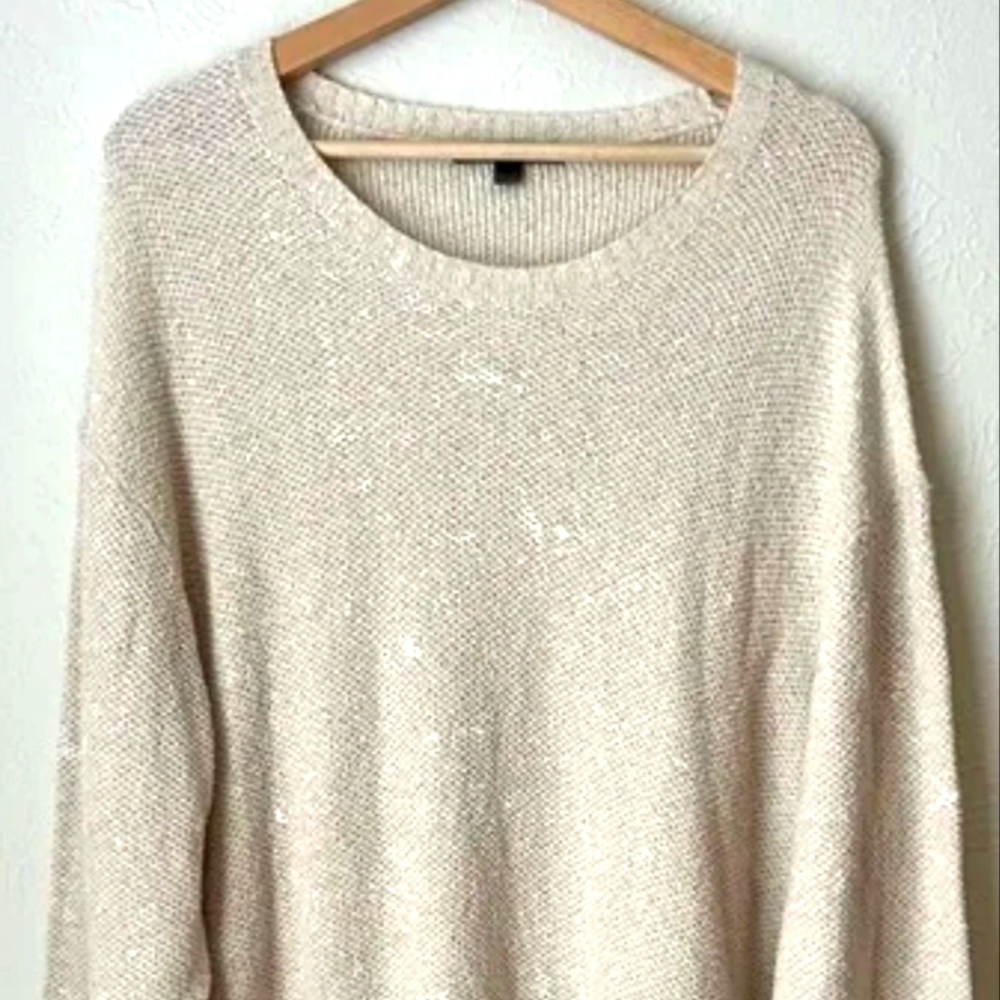 John Varvatos Sweater Paint Splatter Beige XXL
